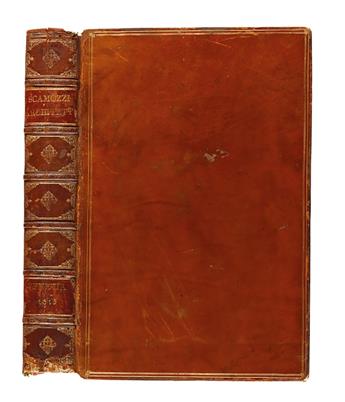 ARCHITECTURE  SCAMOZZI, VINCENZO. LIdea dellArchitettura Universale . . . Parte Prima [Seconda].  2 vols. in one.  1615